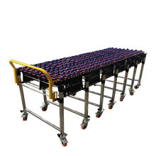 OEM direct price ABS roller container unloading conveyor flexible expansion conveyor system